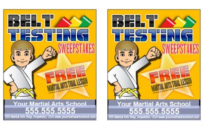 Belt Test Referral Promotion