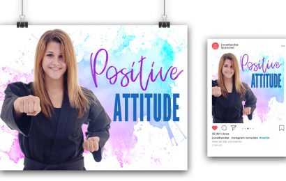 “Postive Attitude” Poster Post “Postive Attitude” Poster Post