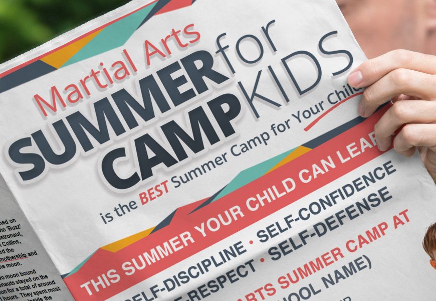 Summer Camp Newspaper Ad