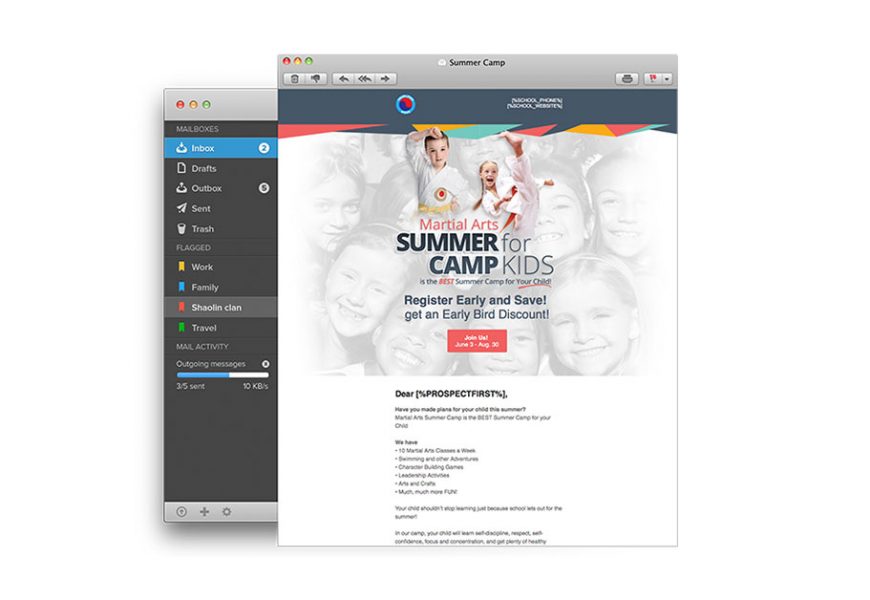 Summer Camp Email