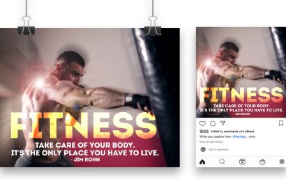 “Fitness” Poster & Post