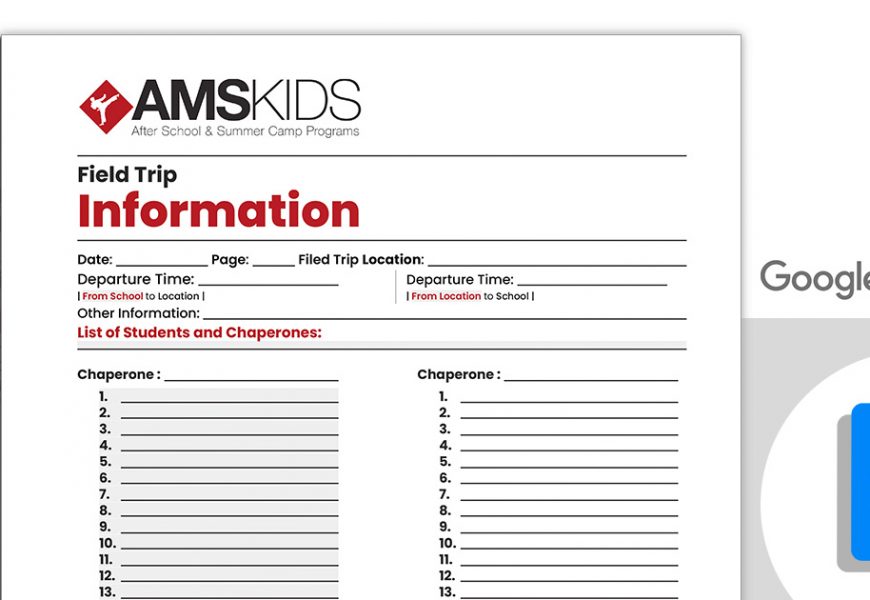 Field Trip Information  Forms