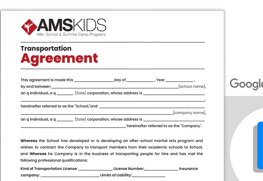 Transportation Agreement