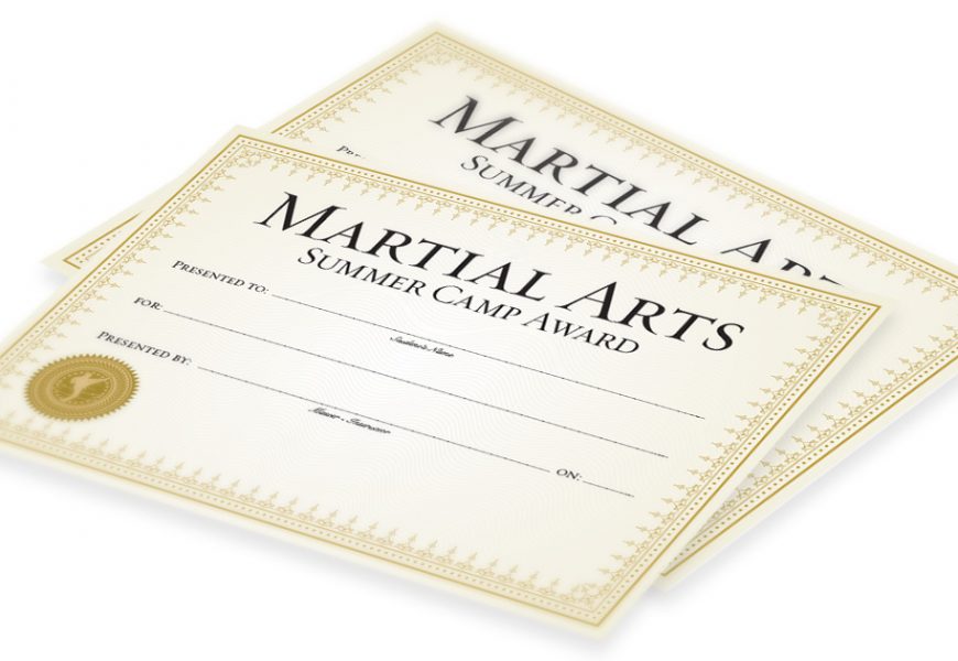 Certificate Summer Camp