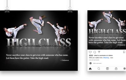 High Class Motivational Poster High Class Motivational Poster