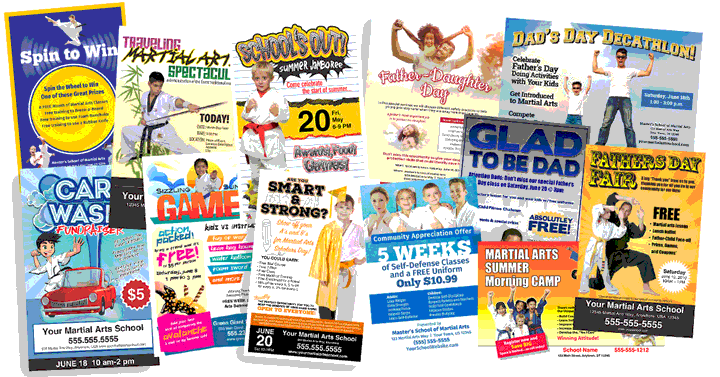 May monthly martial arts marketing tools.