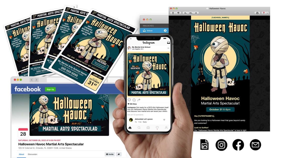 Halloween Havoc Promotion Package - Blue