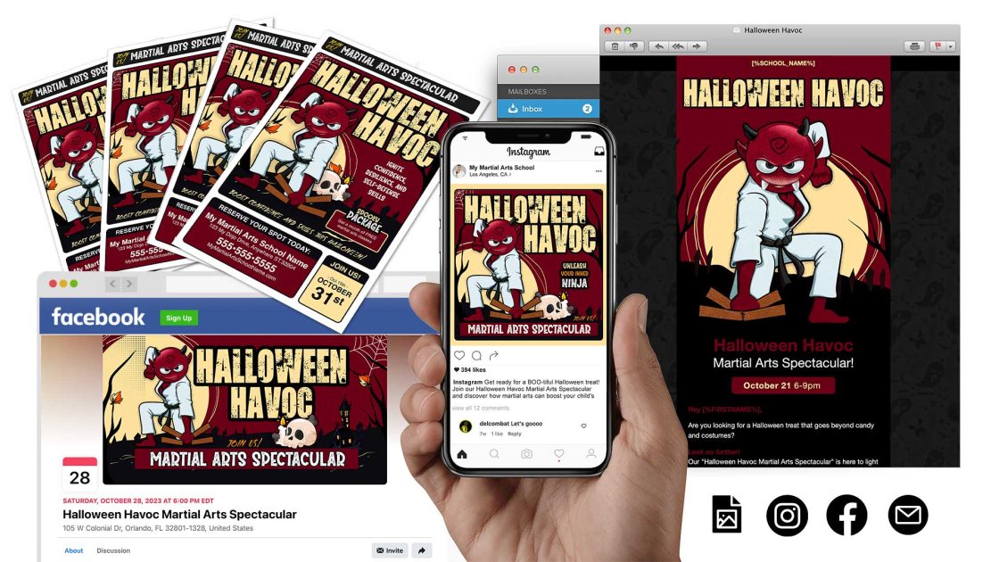 Halloween Havoc Promotion Package - Red