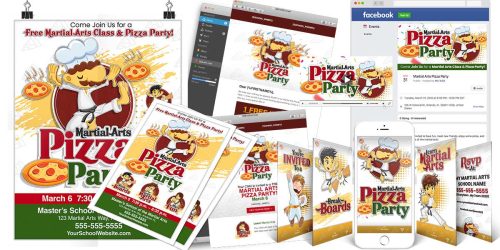 Martial Arts Pizza Party